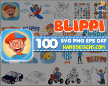 100+ Blippi bundle svg, eps, png, dxf