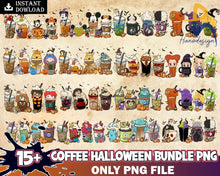 15+ Halloween Coffee Latte Png Bundle Fall Cofffe Movie Inspired Digital Download Svg