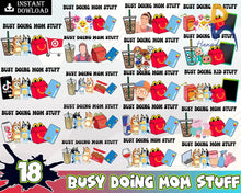 18 Busy Doing Mom Stuff Png Bundle Png Blue Dog Ms Rachel Digital Download Svg