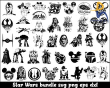 2023 Star Wars Svg Characters Svg Png Eps Dxf Back And White Disney