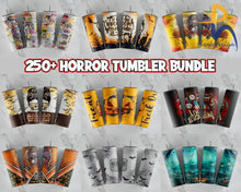 250+ Horror Designs Tumbler Bundle Halloween Png 20Oz Tumbler Wrap Full Wrap Digital Downloads Svg
