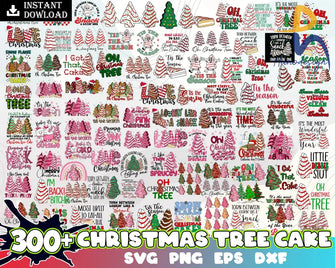 300+ Christmas Tree Cake Png Cakes Svg Tis The Season Svg Instant Download Clipart