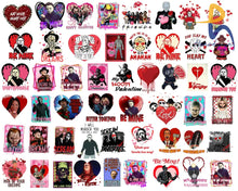 50+ Horror Valentine Bundle Valentines Day Png Sublimation Design Digital Download Svg