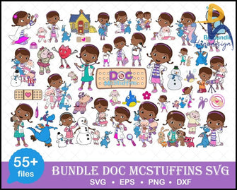 55+ Doc Mcstuffins Bundle Svg Pdf Eps Png Cricut Silhouette Cut File