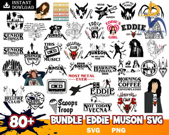 80+ Stranger Things - Eddie Muson | Svg