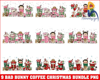 9+ Bad Bunny Christmas Coffee Png Png Una Navidad Sin Ti Svg