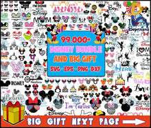 99K+ Mega Bundle Disney Designs Fun Svg Big Svg And For Cricut Files Clipart Svg