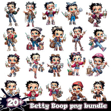 Betty Boop Bundle 20+ PNG 