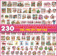 Christmas Mouse And Friends svg bundle