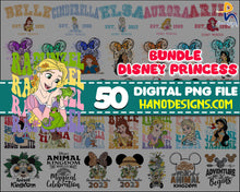 Disney Princess 2023 PNG, Princess Clipart, Princess Girl bundle , Magical Kingdom