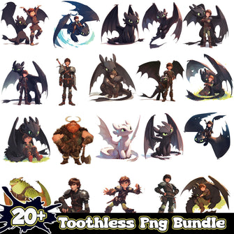 Toothless Bundle 20+ PNG
