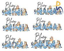 Bluey Mama Png Dog Png Mom Available Download Svg