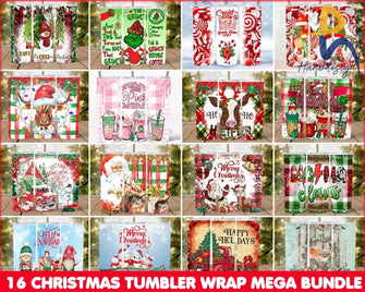 Christmas Tumbler Wrap Bundle Crm12112205 Svg