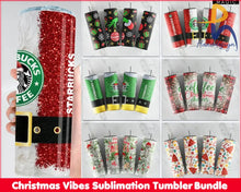 Christmas Vibes Sublimation Tumbler Bundle - Design Crm12112203 Svg