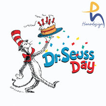 Day Of Dr Seuss Svg Cat In The Hat Dr Png Dxf Eps File Dr05012116 Svg