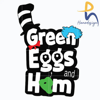Green Eggs And Home Svg Dr Seuss Png Dxf Eps Digital File Dr0601218 Svg