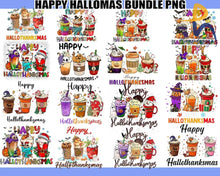 Hallothanksmas Coffee Png Clipart Fall Halloween Png Christmas Western Png Instant Download