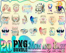 Mom And Baby Bundle Sublimation Mothers Day Png Mtd02 Svg
