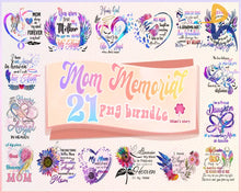 Mom Memorial Bundle Sublimation Mothers Day Png Mtd01 Svg