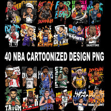 NBA Cartoon Bundle 40+ PNG