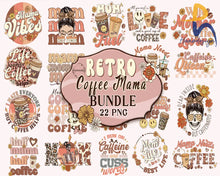 Retro Coffee Mama Bundle Sublimation Mothers Day Png Mtd07 Svg