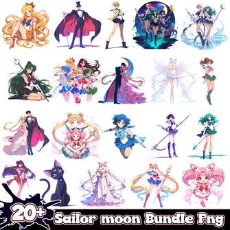 Sailor Moon Bundle 20+ PNG
