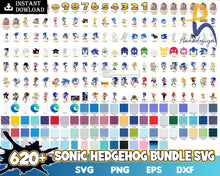 Sonic Svg Bundle Svg Tails Cutting File Cricut The Hedgehog Svg High Quality Digital Download