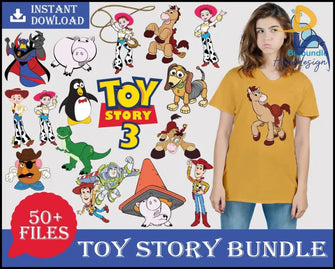 Toy Story Bundle Svg Clipart Png Buzz Cricut File 4 Silhouette Forky Svg