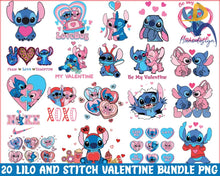 Updated 1 - 20+ Stitch Valentines Day Bundle And Angel Svg Png Eps Dxf Files Designs Svg