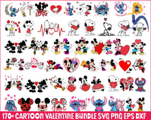 Updated 50+ Valentine Cartoon Bundle Stitch Svg Movie Png Svg Cut File Digital Download