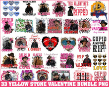 Version 2 - 33 Yellowstone Valentine Movie Png Rip Happy Valentines Day Western Leopard Svg