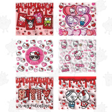 3D Inflated Cute kitty Tumbler 20oz Designs Bundle png