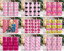 New Barbie Tumbler Wrap Bundle, Instant download