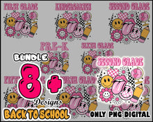 Back to School Bundle, Kindergarten, Pre K PNG, First Day Of School