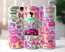 Bundle Come On Barbie Let's Go Party Inflated Tumbler Wrap PNG