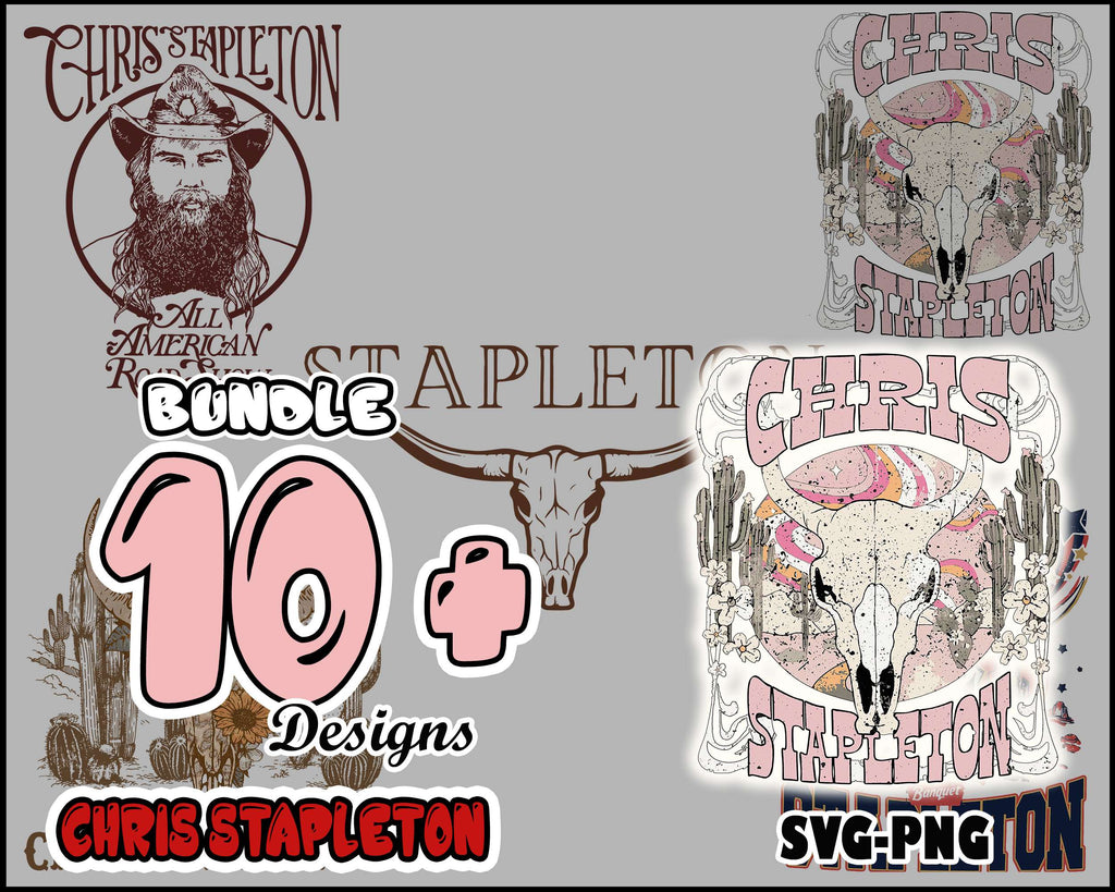 New Chris Stapleton Svg bundle , Chris Stapleton Png, Instant download ...