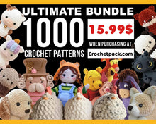 Ultimate 1000+ cropchet parten bundle, PDF digital download
