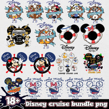 Disney cruise 2024 png bundle