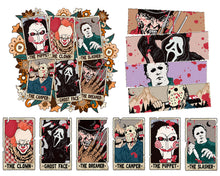 Horror Characters Tarot Card SVG PNG, Svg Files for Cricut, Immediately Download