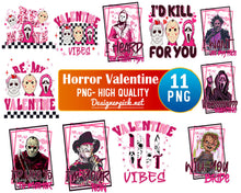 Horror Valentine Png Bundle