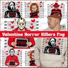 Valentine Horror Killers Png Bundle