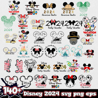Disney family vacation 2024 bundle svg